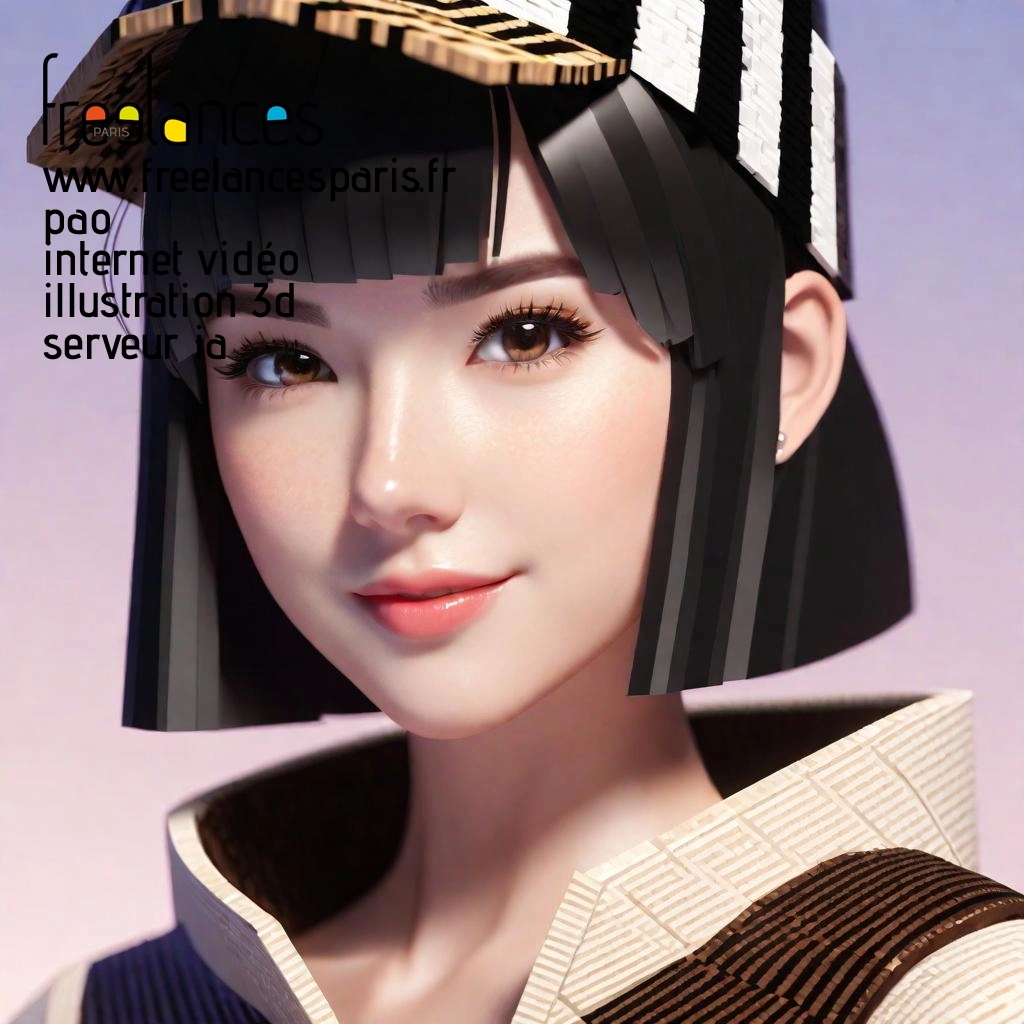 Pao mise en page internet vidéo illustration 3d serveur IA générative AI freelance paris studio de création magazines uzfcdjm0